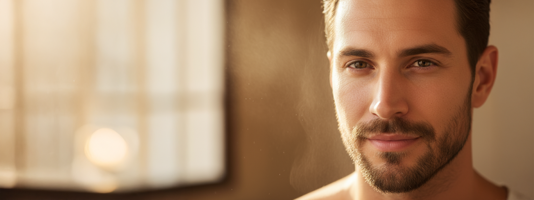 The Dad Who Glows: Skincare as Self-Leadership (And Why Your Skin Barrier Deserves a Promotion)